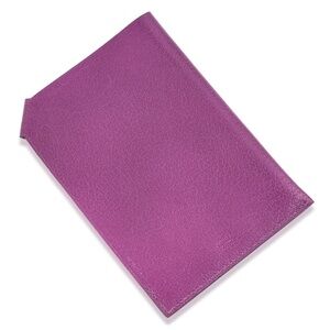 Hermes Tarmac PM Passport case, Anemone color Leather, like new